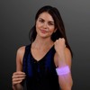 FlashingBlinkyLights Thick Purple Glow Bracelets (Tube of 25) Glow in