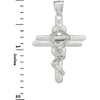 Religious Jewelry 925 Sterling Silver Modern Christian Cross Contemporary Crucifix