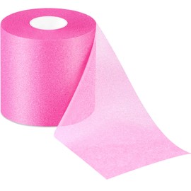 Nuanchu 30 Yards Pre-wrap Athletic Tape Foam Underwrap Tape Foam Underwrap Bandage for Wrists Elbows Knees Ankles Hair Sports, 2.76 Inches(Pink)