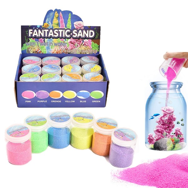 12 Pack Magic Sand, 4lbs - Atlantis Sand, Fantastic Sand