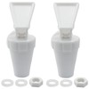 suiwotin 2pcs Replacement Cooler Faucet, Plastic Water Dispenser Tap Set,