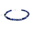 Taddart Minerals - Blue Sodalite Natural Gemstone Anklet with 4mm