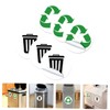 Cabilock 1 Set of 6 Sheets of Stickers for Waste