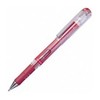 Pentel Red Gel Pen 1.0mm Hybrid Gel Grip DX Metallic