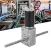 24V Double Shaft Metal Gearbox Turbo Worm Speed Reduction Gear