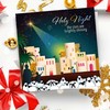 Christian Christmas cards, pack of 10 - Bethlehem, with Bible