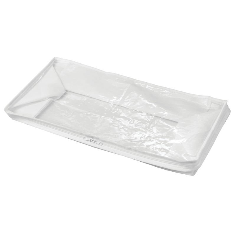 mDesign Set of 4 Storage Boxes with Zip - Handy