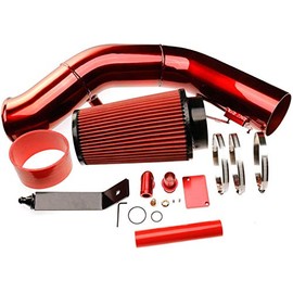 6.0 Cold Air Intake Kit for Ford F250 F350 F450 2003 2004 2005 2006 2007 Excursion 6.0L Diesel Red