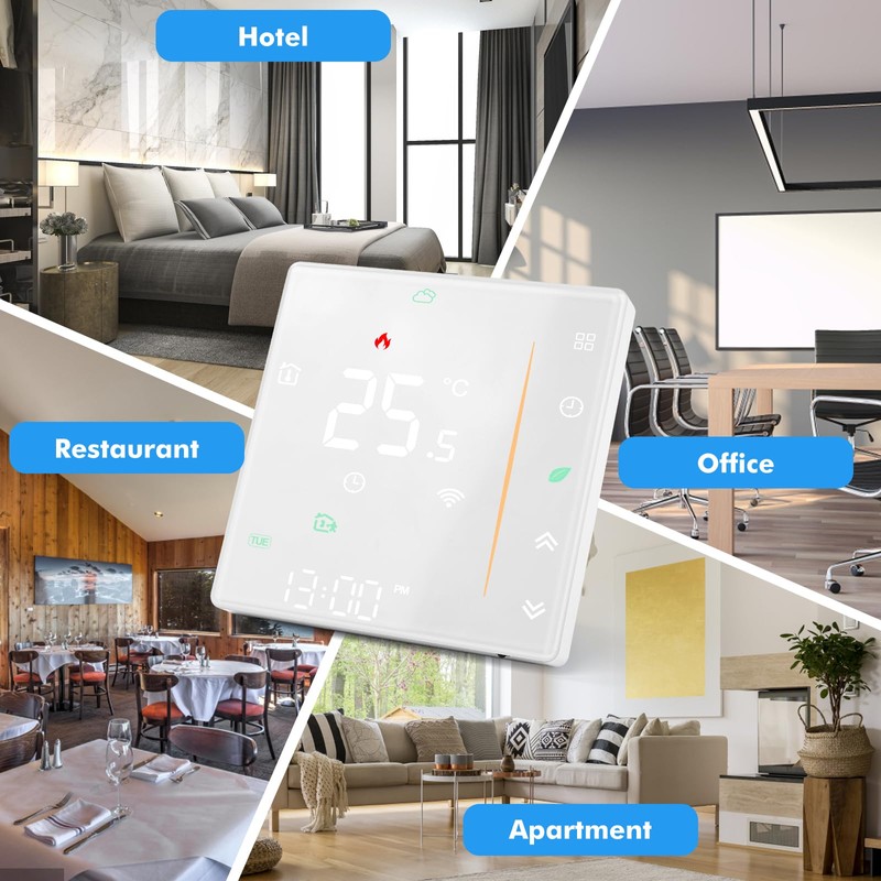 Jadeshay WiFi Thermostat Smart Thermostat for Combi Boiler Tuya App