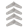 4Pcs Door Hinges 316 Stainless Steel Marine Grade for Boat