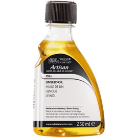 Winsor & Newton Artisan Water Mixable Mediums Linseed Oil, 250ml, 8 Fl Oz (Pack of 1)