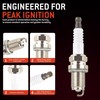 HYR Set of 4 Ignition Coil Pack and Iridium Spark