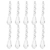 Tomotato Pack of 10 Chandelier Crystals, 10.5 cm Teardrop Shape