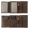 BUFFALO HILL Lucky 7 motif wallet, buffalo leather wallet, genuine
