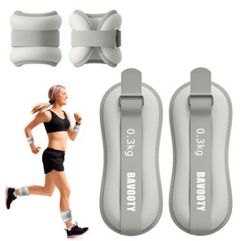 Weight cuffs, weights for legs and arms, ankle weights, weight cuffs foot, foot weights, weight bracelet, weight cuffs, foot weights for legs and arms (2 pieces x 0.3 kg)
