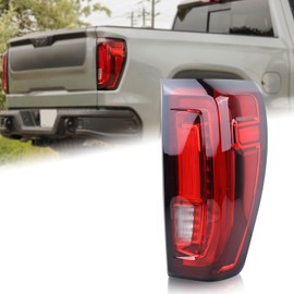 Duolctrams LED Type Tail Light Rear Lamp Assembly Right Passenger Side Compatible For 2019-2023 GMC Sierra 1500/2500 HD/3500 HD(w/Factory LED Tail Light Models Only) 84565922 GM2801310