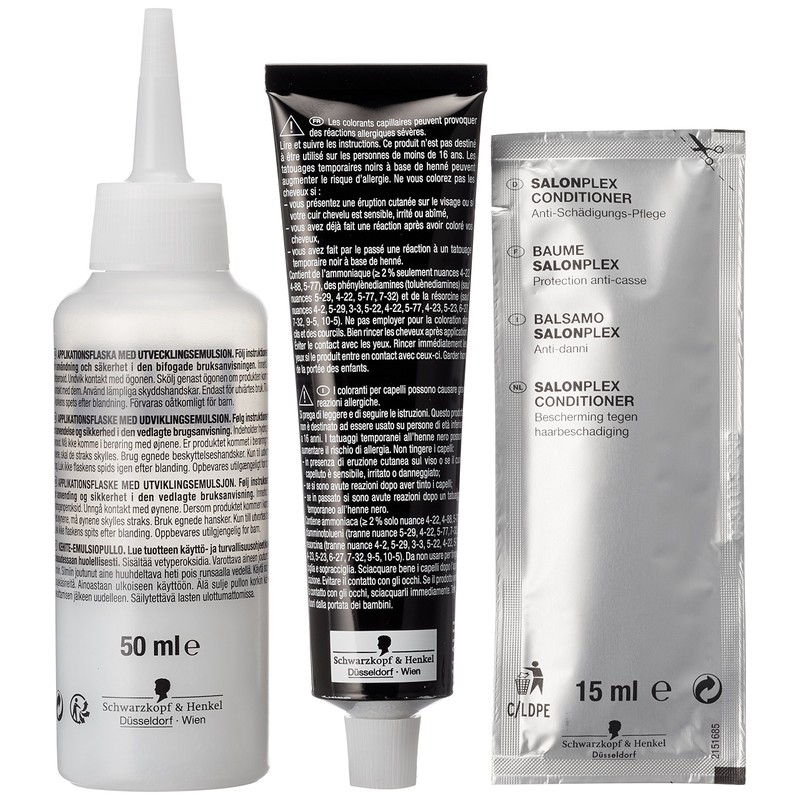 Syoss Hair Colour, 1-4 Blue Black, Pack of 3 (3