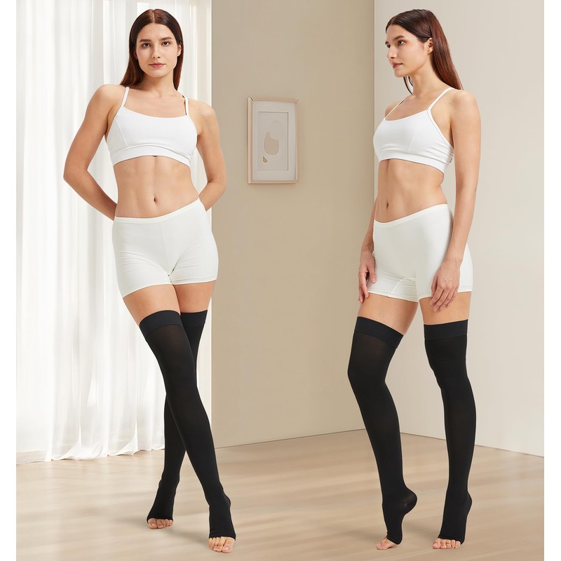NURCOM 20-30 mmHg Medical Compression Stockings for Women & Men,