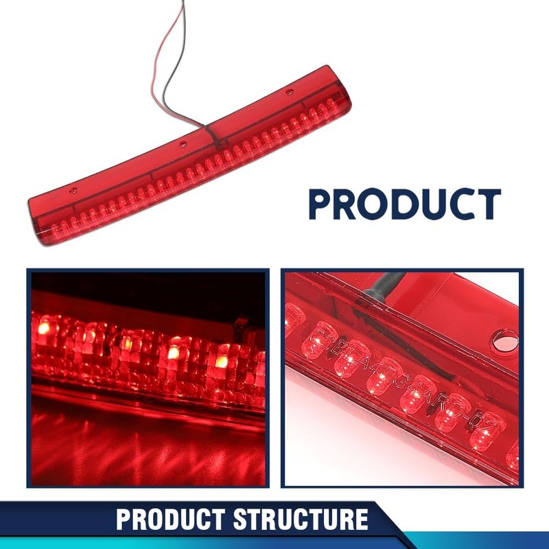 PIT66 NEW LED Third Brake Light 3rd Brake Compatible with