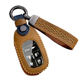 [ontto] Honda Smart Key Case, Key Cover, Key Holder, Genuine Leather for HONDA, Fits New Step Wagon RP6 7 8 NEW Odyssey 2021 Elysion 2022, Scratch-Resistant, Present, Car Accessory, Comfortable to