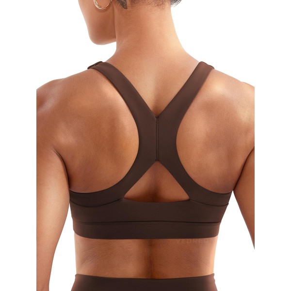 YEOREO Sports Bras for Women High Support Racerback Padded Running