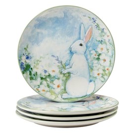 Cerified International Certified International Easter Morning 11" Dinner Plates, Set of 4, Multicolor