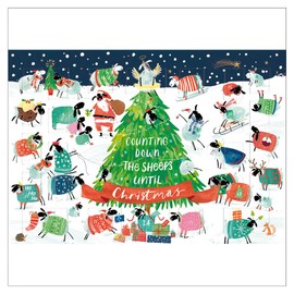 Counting down the Sheep Tree Caltime Advent Calendar 350 x 245 mm