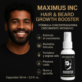 Tonico Al 20 % Maximus Para Crecer La Barba Al 20% Cabello