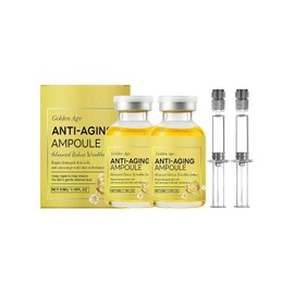 Silk Peptide Intensive Lifting Ampoule, Anti-Aging Serum for Wrinkle Care & Plumping for Face Tightening, Wrinkle Reduction, Firming, Hydration