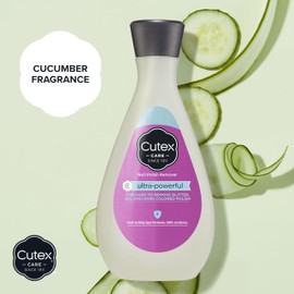 Cutex Cutex Gel Nail Polish Remover, Ultra-Powerful & Removes Glitter and Dark Colored Paints, Paraben Free, 6.76 Fl Oz
