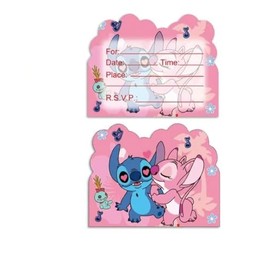 DXRZYS 20pc Birthday Invitations,Party Invitations Birthday Party Supplies Decoration (pink)