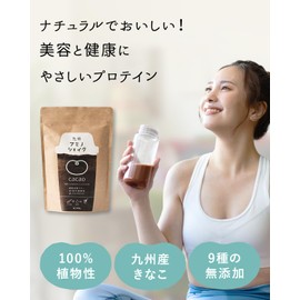 九州アミノシェイク ソフトプロテイン 300g 植物性原料100% 九州産 モリンガ きな粉 ソイプロテイン プロテイン (抹茶きなこ味 1袋)