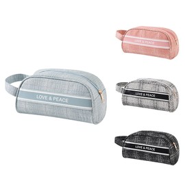 Organiser Bag Case Makeup Cosmetic Portable Toiletry Bag Daily Storage Bag Makeup Cosmetic Bag Cyberskin Extensions (Light Blue, One Size)