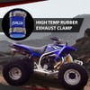 CROSSDESIGN High Temp Rubber Exhaust Clamp Fit for Yamaha Blaster