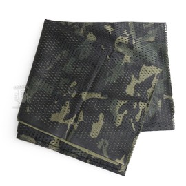SHENKEL Neck Scarf, Camouflage Net, Multicam Black, Camouflage, Black, Airsoft Game, Survival Game, Multicam Black MULTI CAM BLACK