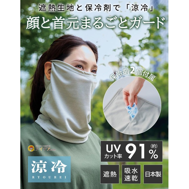 Cogit Face Cover, Heat Shielding and Shielding Function Fabric, Made