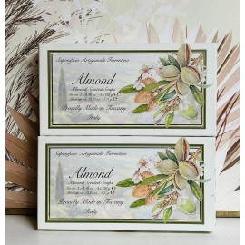 Saponificio Artigianale Fiorentino 2-Pack Saponificio ~ Almond Scented Bar Soap 6 Bars 4.40 oz Each