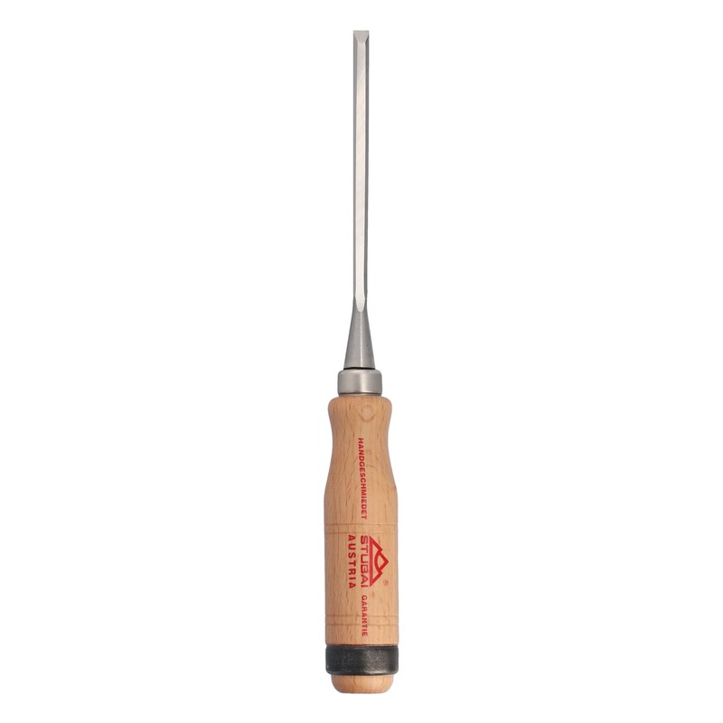 Stubai 351006 6 mm Wood Chisels - Red/Beech
