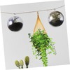 SUPVOX Sets Handmade Woven Hanging Basket Macrame Plant Hanger Wall