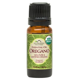 US Organic 100% Pure Oregano Essential Oil - USDA Certified Organic, Steam Distilled (10 ml)