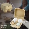 HavRixor Goose Egg Cartons 4 Grids 20 Pack- Holds Up