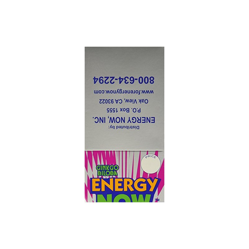 Ginko BILOBA Energy Pills 24 Packs 3 Tables Each
