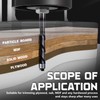 CSOOM Down Cut Spiral Flush Trim Router Bit with Double