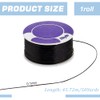 PH PandaHall 0.1mm Thread for Bracelets Beading Cord Black Sewing