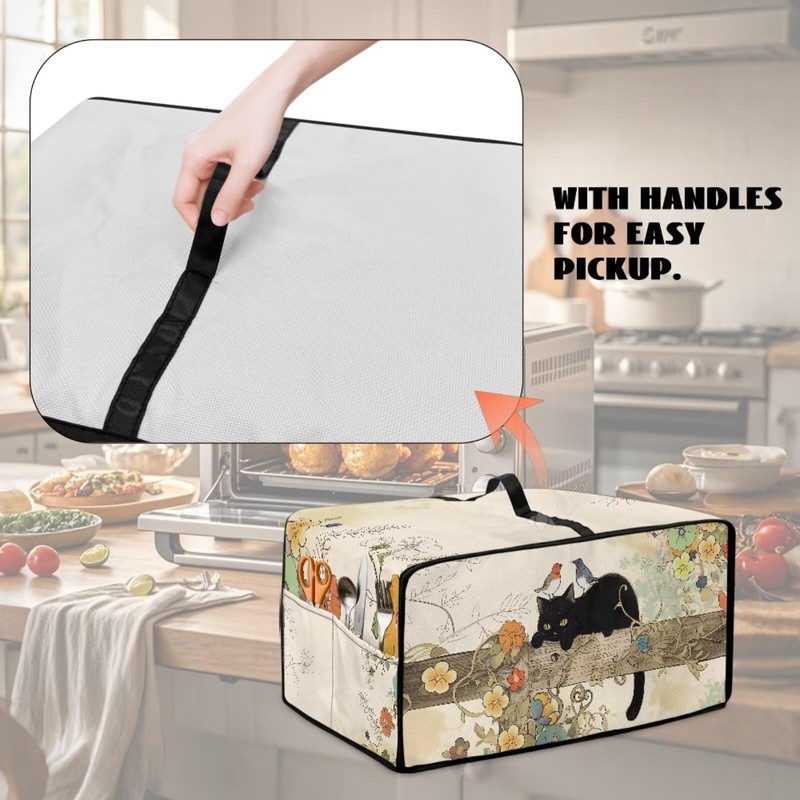 Garucesta Toaster Oven Cover Dustproof Protective Countertop Convection Oven Cover