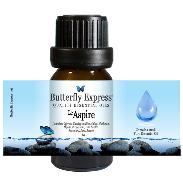Le Aspire Essential Oil Blend 10ml - 100% Pure - by Butterfly Express