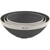 Outwell Collaps Bowl Set of 3 Foldable Bowls Navy Night