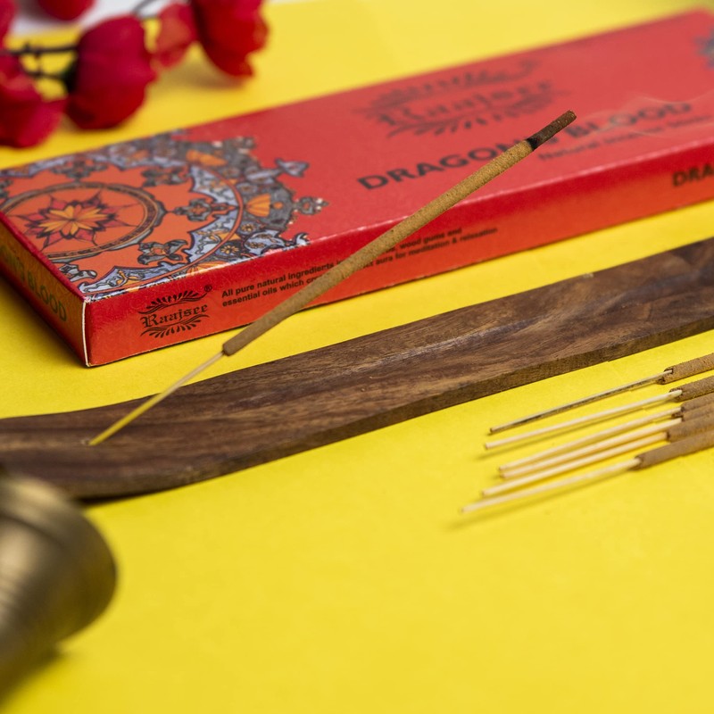 raajsee Incense Sticks Dragon Blood 100 gm Pack-100% Pure Organic