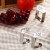 U-Vathing 12Pack Leaf Shape Tablecloth Clips,Picnic Table Clips Stainless Steel