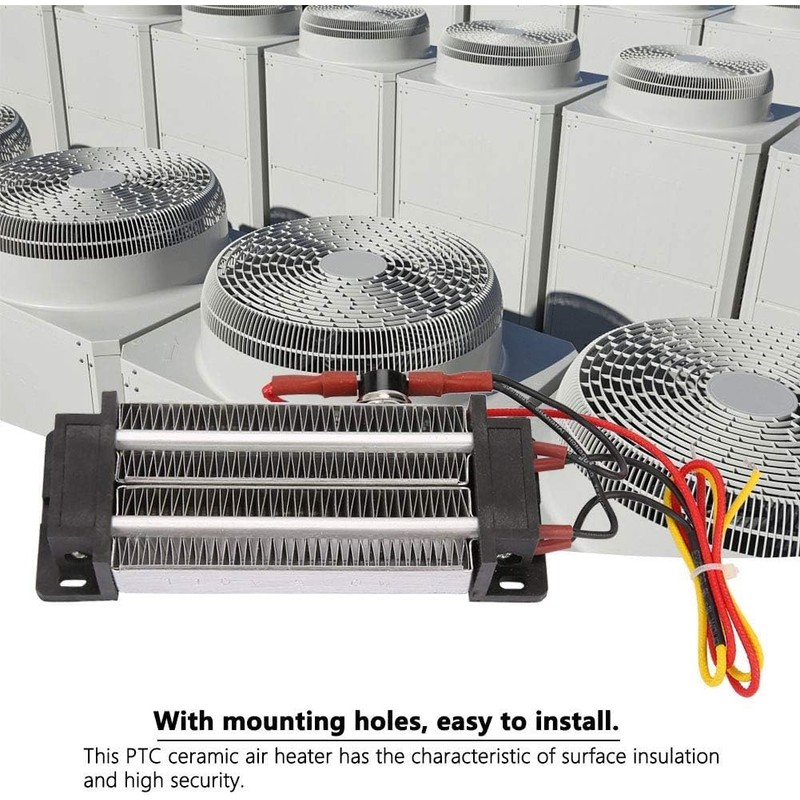 PTC Heating Element, 200W DC 12V Insulated PTC Ceramic Air